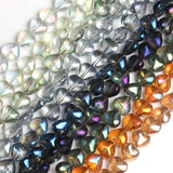 8x5mm Natural Crystal Beads Heart Shape Stones Jewelry Making