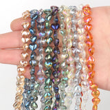 8x5mm Natural Crystal Beads Heart Shape Stones Jewelry Making