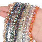 8x5mm Natural Crystal Beads Heart Shape Stones Jewelry Making