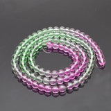 8mm 100pcs Gradient Crystal Glass Beads Round Seed Spacer for Jewelry Making