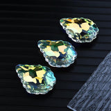 2Pcs 50mm Lampwork Glass Beads Crystal Charms Baroque Pendants Prism Sun Catcher