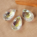 2Pcs 50mm Clear Crystal Charms Pendants Teardrop Beads for Chandelier