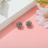 10Pcs Metal Alloy Silver Beads DIY Jewelry Making Bracelet Necklace Crafts
