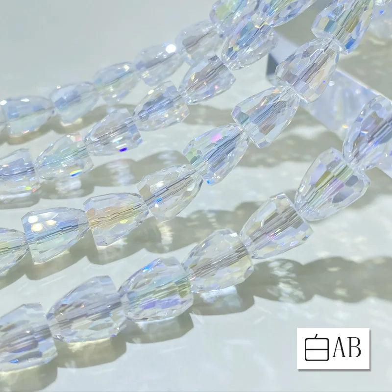 10x12mm Crystal Glass Beads for DIY Jewelry Making