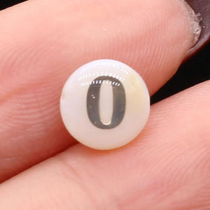 10 PCS Natural Shell Round Beads 8mm DIY Jewelry Making Necklace Earrings