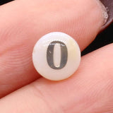 10 PCS Natural Shell Round Beads 8mm DIY Jewelry Making Necklace Earrings