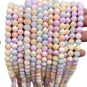 Caiyun Chalcedony Loose Beads Candy Jade Round Beads DIY Ornaments
