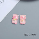 10pcs Acrylic Pink Piggy Accessorie for DIY Making