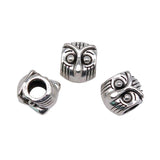 10pcs Owl Big Hole Beads For Bracelet Making DIY Jewelry Making