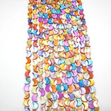 Natural Shell Moon Shape Beads 12-15mm for DIY Jewelry