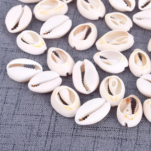 50pcs Natural Sea Shell Beads Conch Shell Pendant DIY Crafts Jewelry Charms