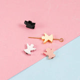 5pcs Stainless Steel Angel Hole Beads for DIY Jewelry Making