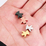 5pcs Stainless Steel Angel Hole Beads for DIY Jewelry Making