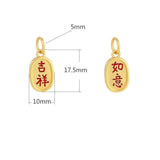 Plating Rainbow Horse Pendant Charm DIY Bracelet Jewelry