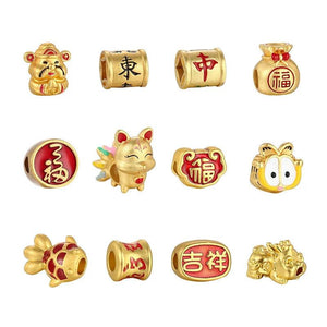 Plating Rainbow Horse Pendant Charm DIY Bracelet Jewelry