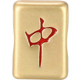 Mini 3D Mahjong Plated Charms For Jewelry Findings Pendant Diy