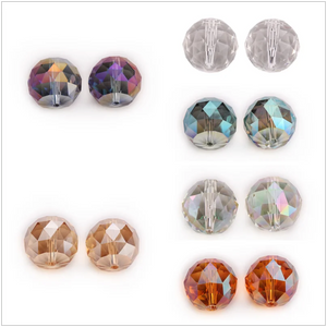 Crystal Spacer Charms Bulk Findings Glass Craft Beads 20mm