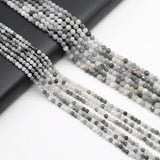 Faceted Eagle Eye Stone Loose Beads for Jewelry Making