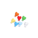 Acrylic Resin Heart Balloon Accessory Base 10pcs