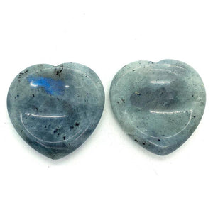 1pc Flash stone Cabochons Heart-shaped Natural Semi-precprecious Stone Beads
