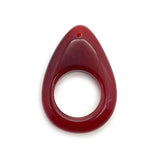 2pcs 25mm Natural Red Agate Stone Heart Shape Pendants DIY Necklace Love Jewelry