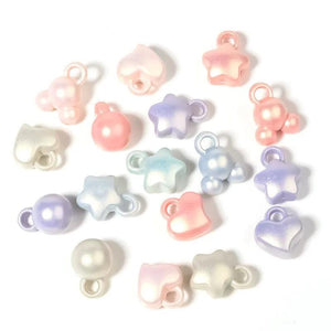 Acrylic DIY Mix Shape Beads Plastic Jewelry Accessoriess 50 Pieces