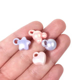 Acrylic DIY Mix Shape Beads Plastic Jewelry Accessoriess 50 Pieces
