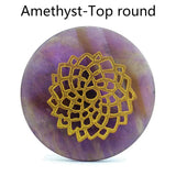 Raw Stone Amethyst 7 Chakra Spirit Divination Stone