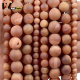 Champagne Metallic Coated Druzy Agates Beads 6/8/10/12mm