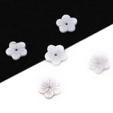 Natural Freshwater Shell Flower Pendant Charm for DIY Jewelry