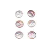 16-17mm Natural Purple Freshwater Pearl Round Perforated Pendant