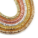 Hematite Natural Stone 6mm Flat Round Beads for Jewelry Making