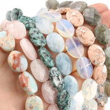 13*18mm Faceted Natural Stone Beads for DIY Bracelet