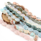 13*18mm Faceted Natural Stone Beads for DIY Bracelet