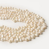 Freshwater Side Hole Pearl Spacer Beads for Jewelry Making
