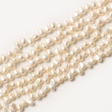 Freshwater Side Hole Pearl Spacer Beads for Jewelry Making
