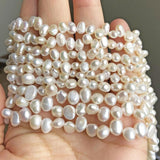 Freshwater Side Hole Pearl Spacer Beads for Jewelry Making
