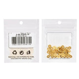 50pc Golden Brass Rondelle Spacer Beads 6x2mm