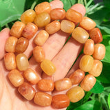 8x12mm Yellow Agates Loose Stone Beads for Jewelry Making