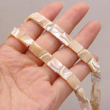 Yellow Mother Of Pearl Shell Beads for Jewelry Making