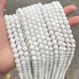 Moonstone Stone Loose Beads 6mm 8mm 10mm Round Shape DIY Jewelry wk483