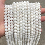 Moonstone Stone Loose Beads 6mm 8mm 10mm Round Shape DIY Jewelry wk483