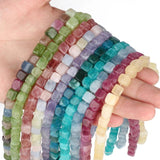 Cube Aquamarines Amethysts Crystal Quartz Loose Beads 8mm