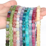 Cube Aquamarines Amethysts Crystal Quartz Loose Beads 8mm