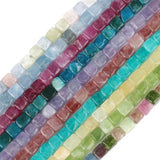 Cube Aquamarines Amethysts Crystal Quartz Loose Beads 8mm