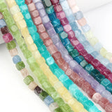Cube Aquamarines Amethysts Crystal Quartz Loose Beads 8mm