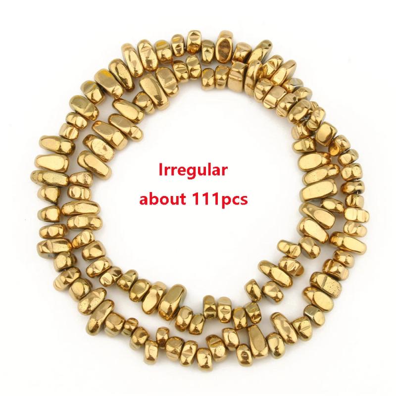 Natural Hematite Stone Irregular Spacer Beads 15inch