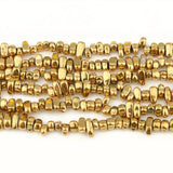 Natural Hematite Stone Irregular Spacer Beads 15inch