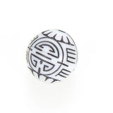 Miasol 15 Pcs 18 MM Fluted Corrugated Stripe Acrylic Antique Spacer Beads