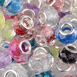 50Pcs/Lot Mixed Glass Beads Accessories Colour Sequin Irregular Face Bead